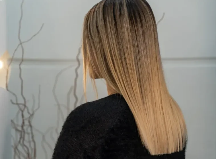 نمونه کار رنگ مو وهیستا