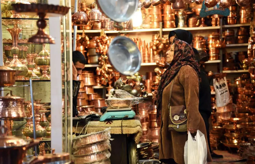 بازار مسگرهای شیراز از بهترین بازار معروف شيراز